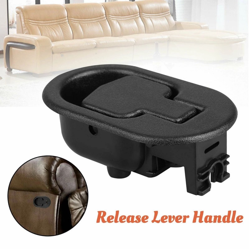 Universal Release Lever Handle Recliner Pull Handle For Sofa Couch Black Plastic Replacement Part F 1