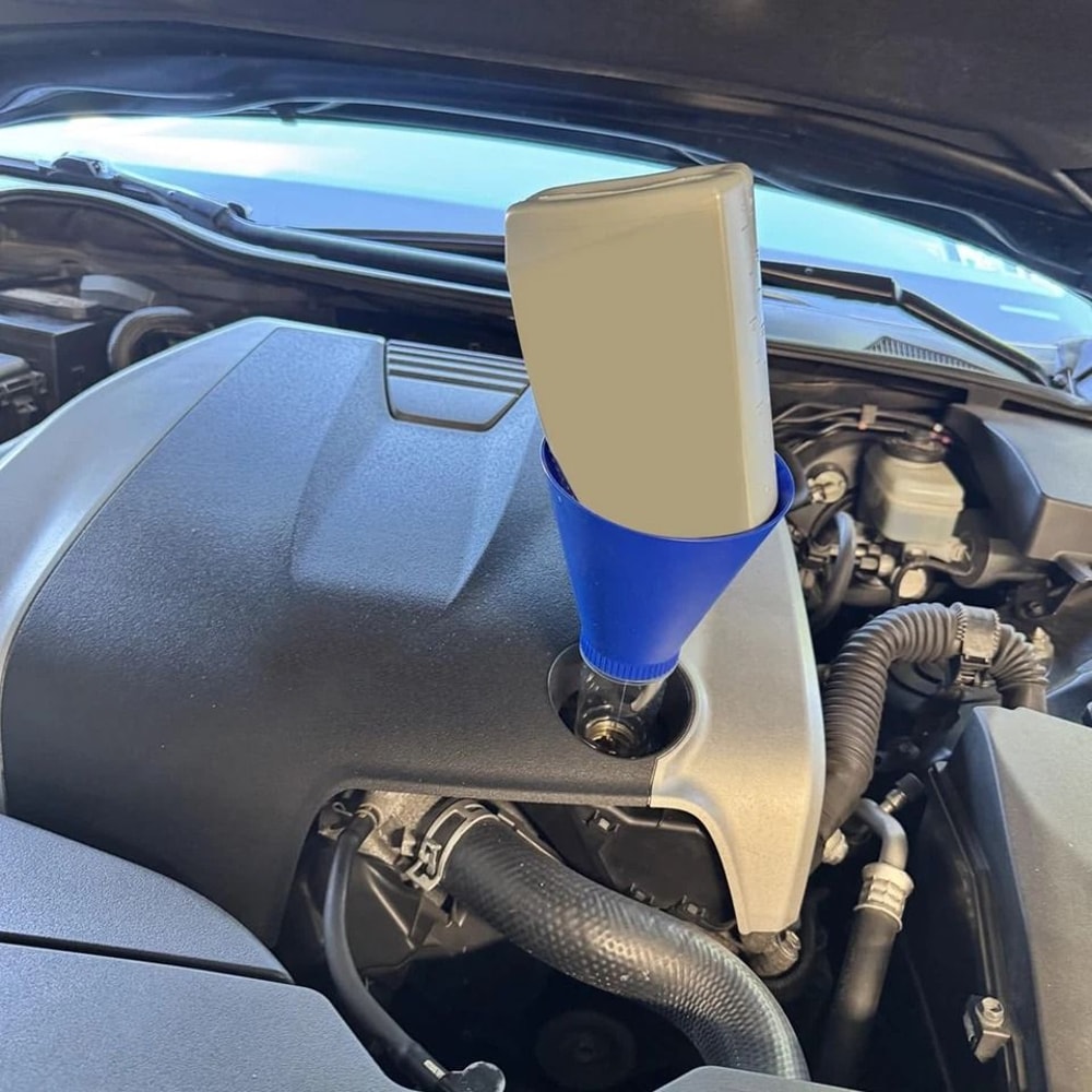 Toyota Lexus Scion Oil Funnel Threaded Adapter For Fast Oil Fill NoSpill Locking Design Durable Fun 1