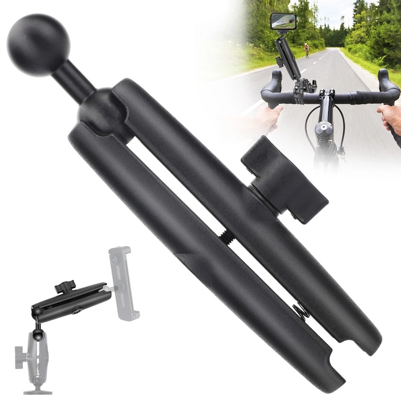 Double Socket Extension Arm Ball For RAM B Size Mounts Rotatable Durable Adjustable Mount For Phone 1