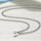 Wholesale Stainless Steel Necklace Chains For DIY Jewelry Silver Tone Perfect For Pendant Creation 0