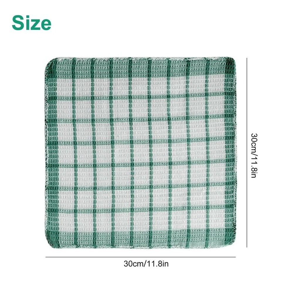 Cotton Dish Cloths Super Absorbent Cleaning Towels MultiPurpose Washing Rags Soft And Durable Kitch 3