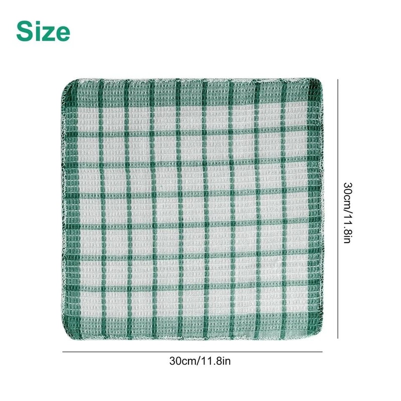 Cotton Dish Cloths Super Absorbent Cleaning Towels MultiPurpose Washing Rags Soft And Durable Kitch 3
