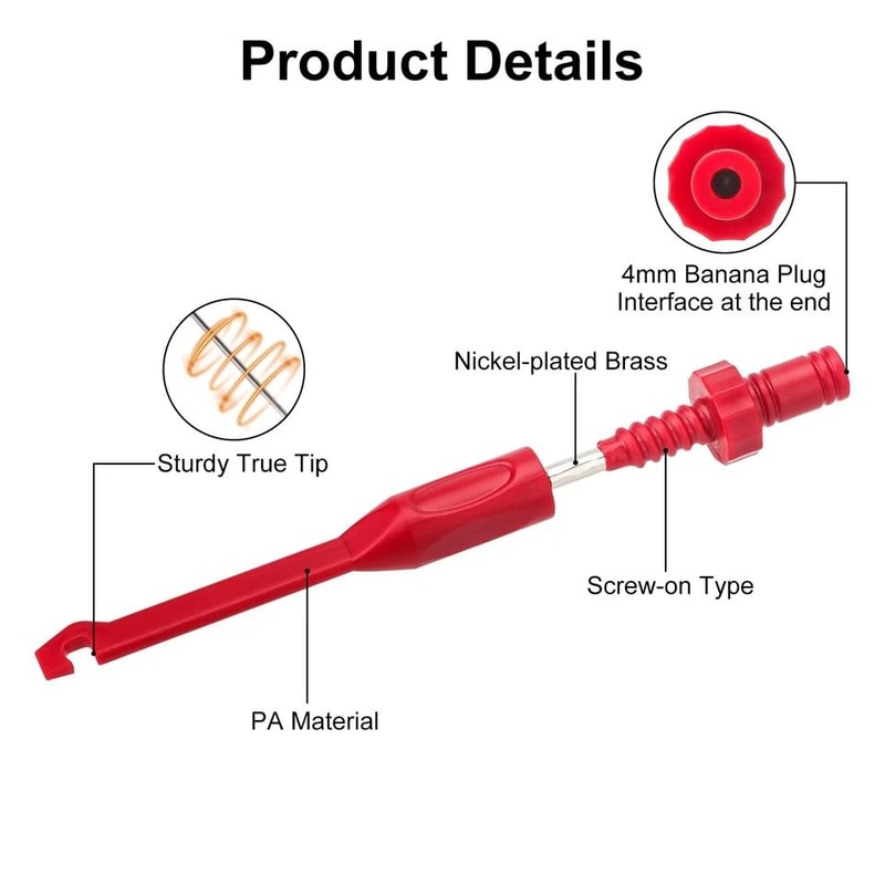 Electronic Wire Piercing Probe Clip Tool Automotive Diagnostic Tester For Electrical Lab Use 4