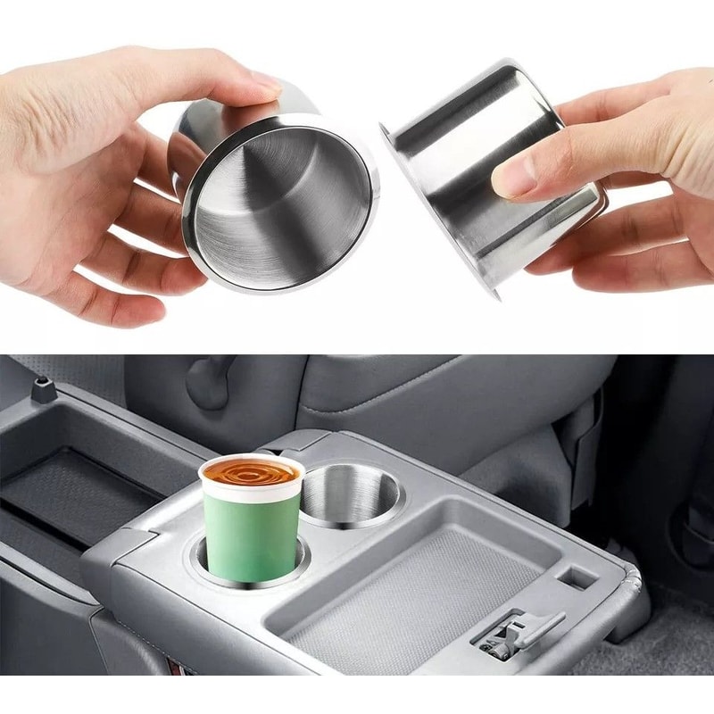 Stainless Steel Universal Cup Holders For Boat Car RV Marine Camper Drink Holders Durable Easy Inst 0