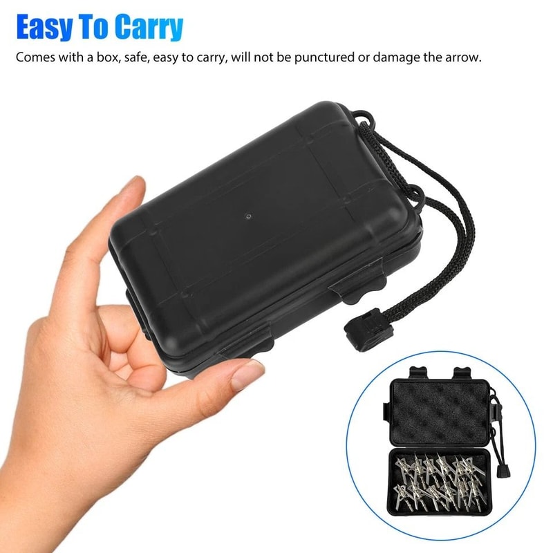 Grain Archery Expandable Broadheads Cutting Diameter 24Pcs Stainless Steel Arrowhead Blade For Hunt 3