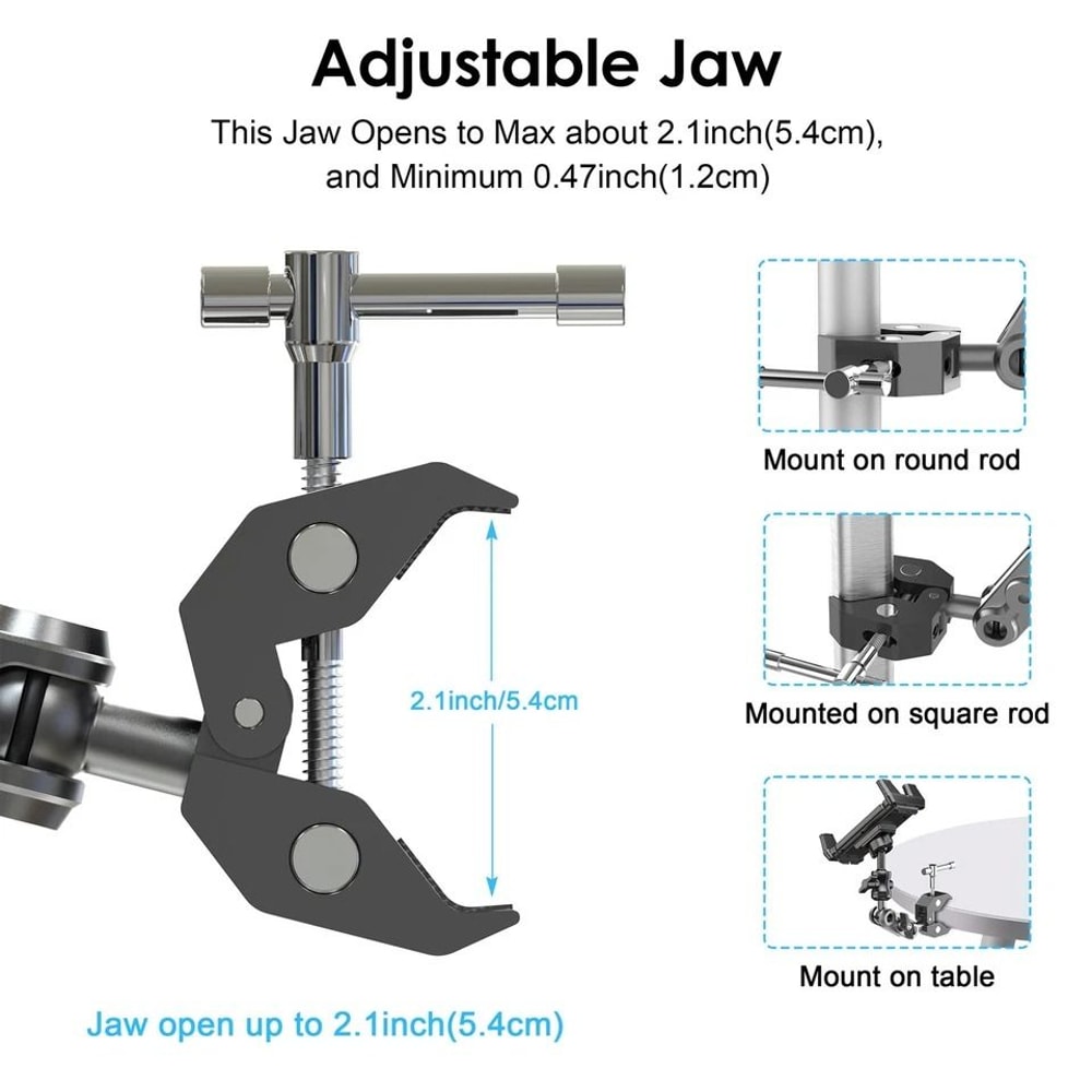 MultiFunctional Tablet Stand Mount For Spin Bike Peloton Treadmill Mic Stand Stroller 8