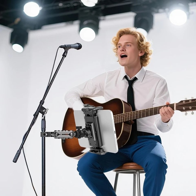 MultiFunctional Tablet Stand Mount For Spin Bike Peloton Treadmill Mic Stand Stroller 4