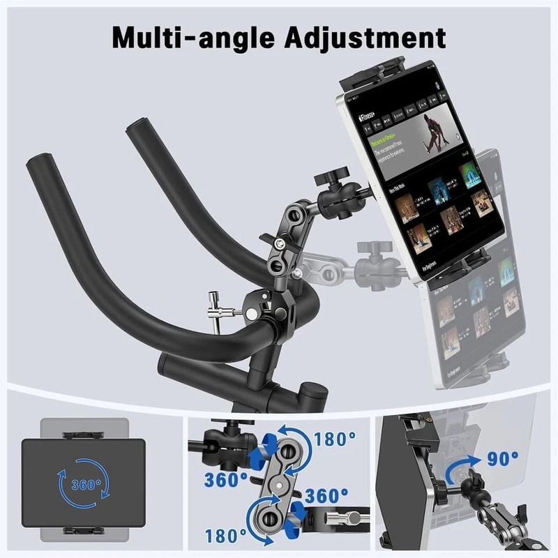 MultiFunctional Tablet Stand Mount For Spin Bike Peloton Treadmill Mic Stand Stroller 6