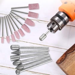 diamond rotary tool bit set, cutting, grinding, polishing, carving for tile, glass, stone, metal, dremel