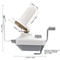 Portable Manual Yarn Ball Winder Hand Crank Knitting Organizer For Sewing Crochet Weaving And DIY P 6