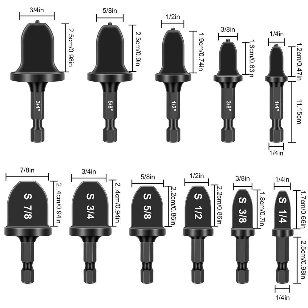 Swaging Drill Bit Tool Set Copper Pipe Expander For Air Conditioning Refrigeration LeakProof Flari 1