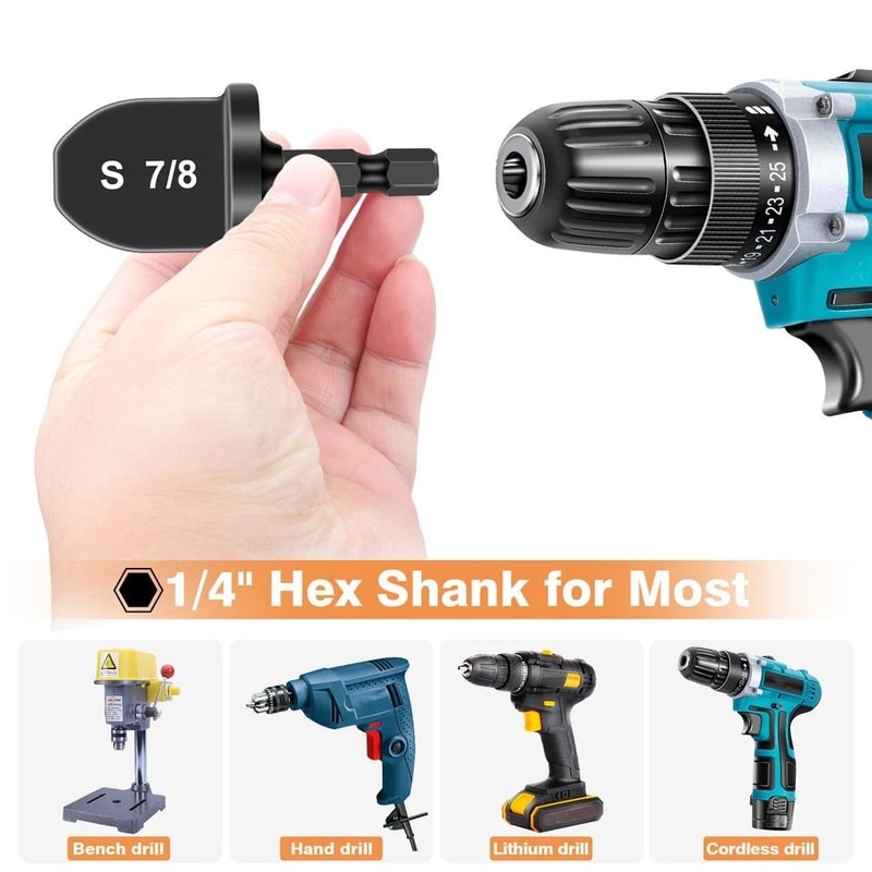 Swaging Drill Bit Tool Set Copper Pipe Expander For Air Conditioning Refrigeration LeakProof Flari 2