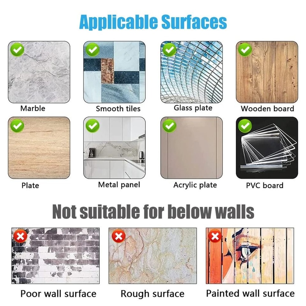 Curtain Rod Hooks SelfAdhesive Adjustable Holder Clips No Drill NailFree Transparent Strong Adhesiv 3