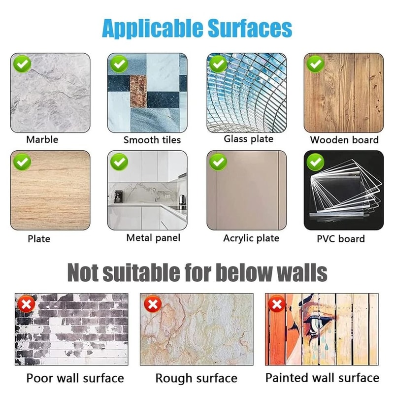 Curtain Rod Hooks SelfAdhesive Adjustable Holder Clips No Drill NailFree Transparent Strong Adhesiv 3