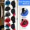 Hanging Hat Organizer Rack With Hooks For Baseball Caps Adjustable Wall Or Door Mount Vertical Hat 6