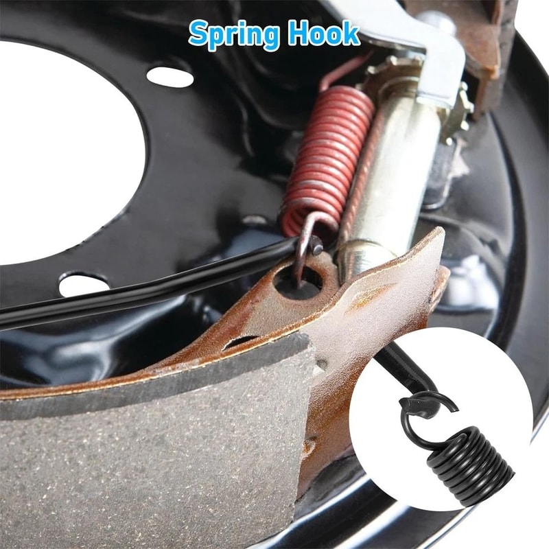 Metal Brake Caliper Spring Tool Set Spring Hook Wrench For Auto Repair THandle Brake Spring Tool Fo