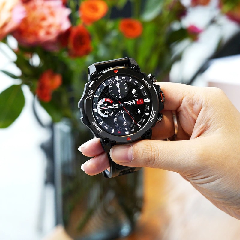 GPS Compass Smartwatch With Display GPS Compass Sport Fitness Tracker Swimming BT Call For Strava 1