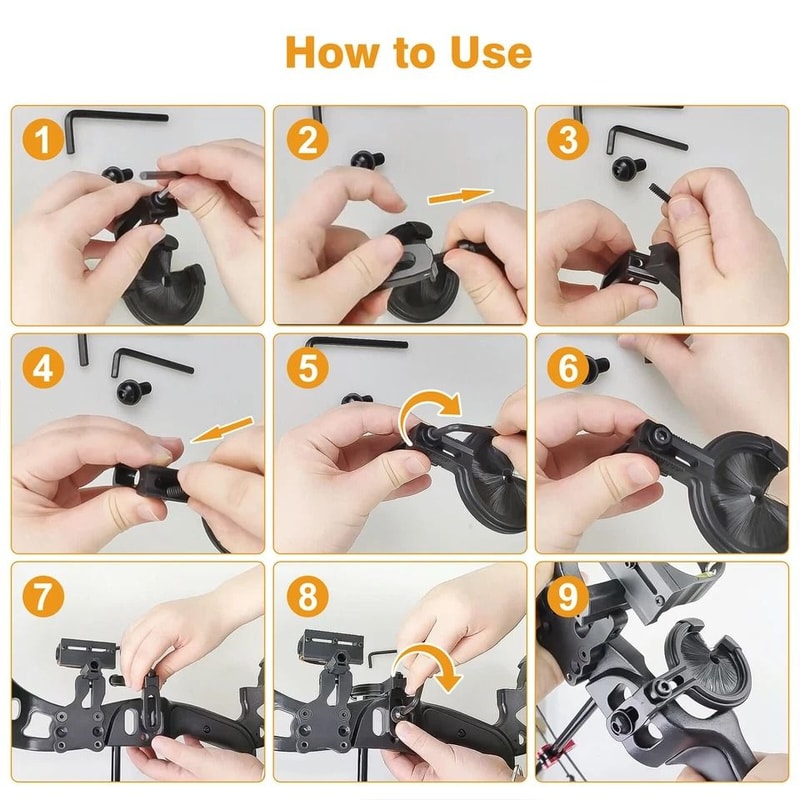 Durable Arrow Rest Archery Brush For Compound Bows Left Right Hand Hunting Adjustable For Precisio 3