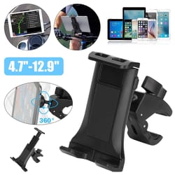 adjustable tablet phone holder, bike treadmill stand, universal mount for mic stands, ipad, iphone, motorcycle