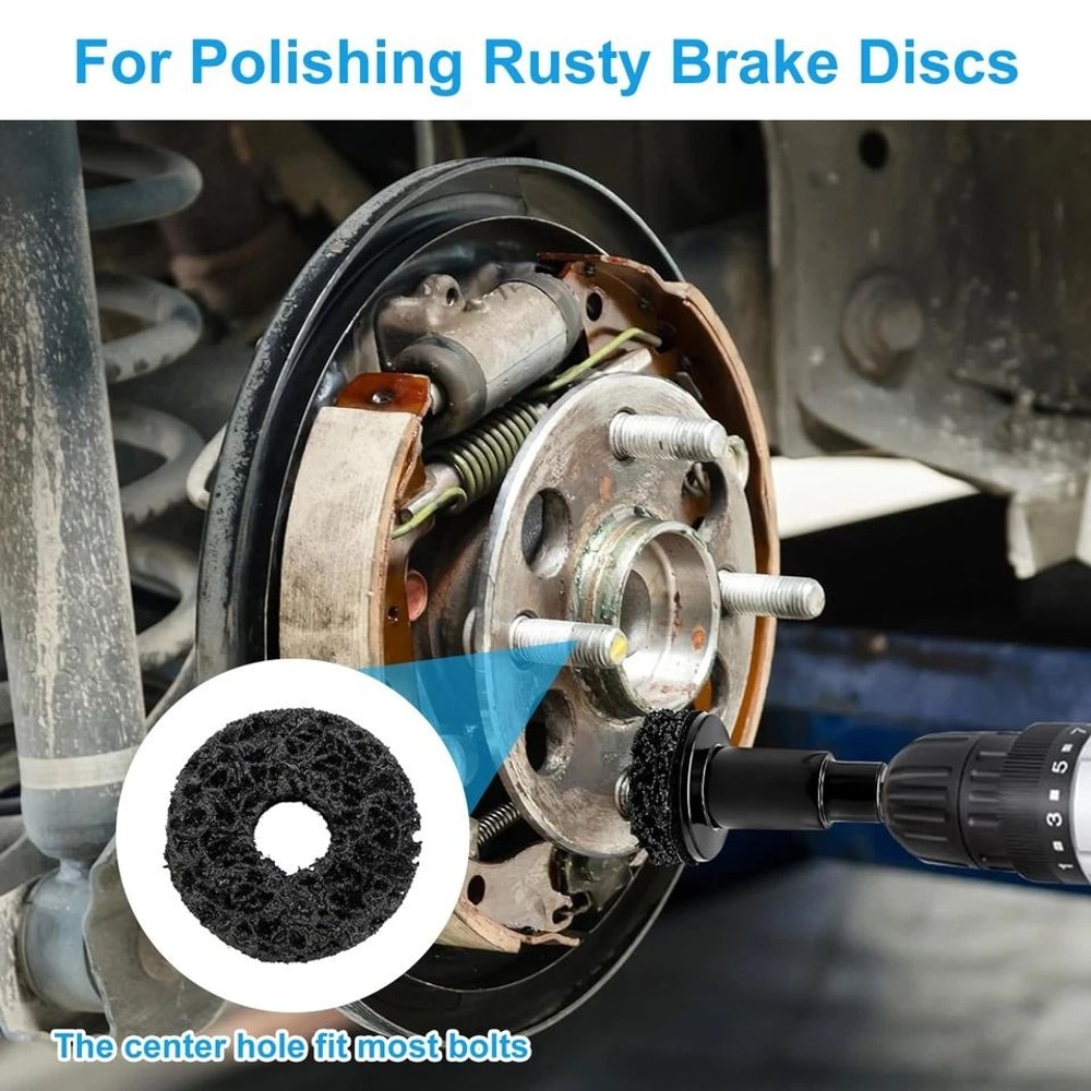 Brake Disc Grinding Tools Kit Hub Rotor Polishing Set With Wrench Adapter 1