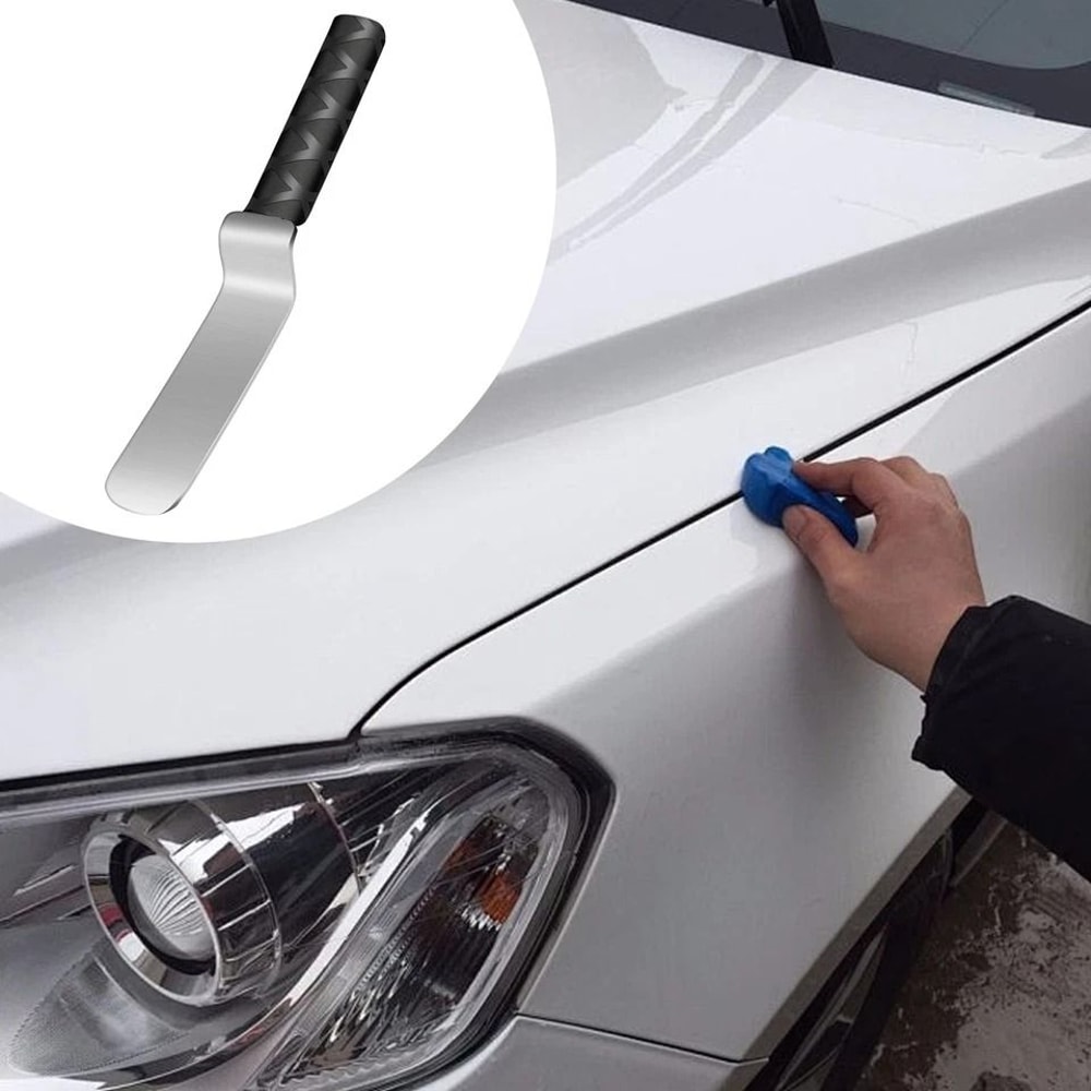 Car Dent Repair Tool Stainless Steel Knockout Pad Paintless Body Sheet Metal Remover Manual Dent Fi 1