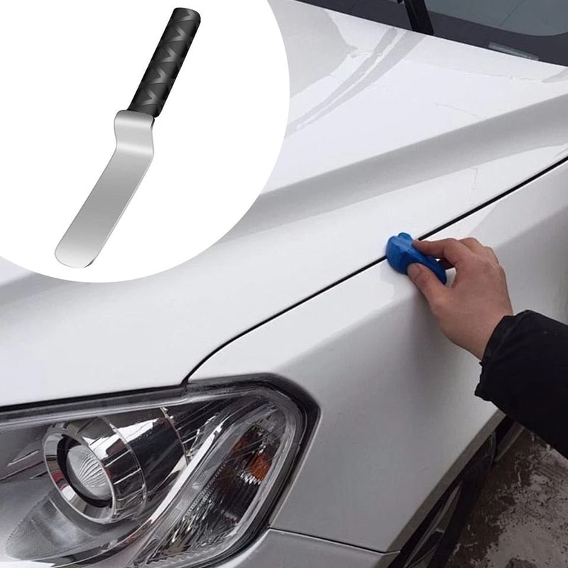 Car Dent Repair Tool Stainless Steel Knockout Pad Paintless Body Sheet Metal Remover Manual Dent Fi 1