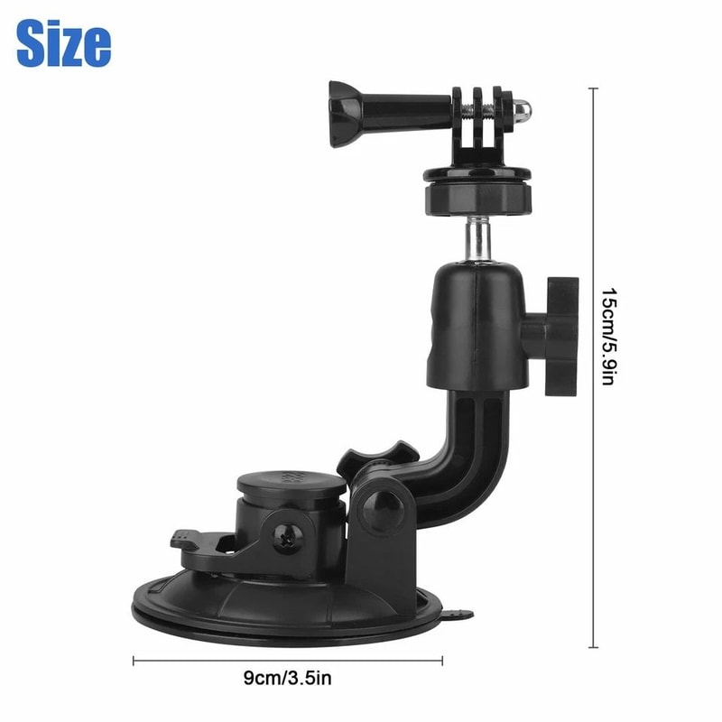 Adjustable Car Suction Mount Action Camera Universal Rotation Bracket For Car Windshield 1