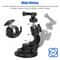 Adjustable Car Suction Mount Action Camera Universal Rotation Bracket For Car Windshield 3
