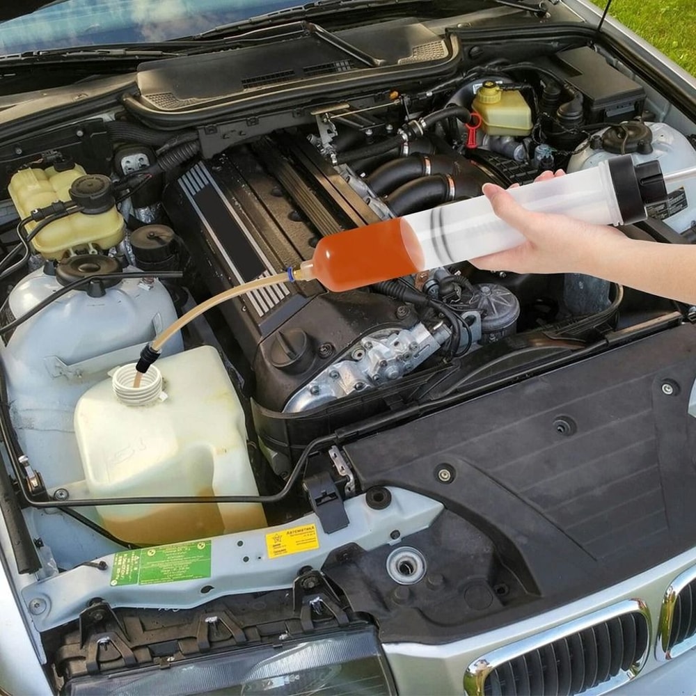 Car Oil Extractor Pump Manual Fluid Transfer Tool Brake Fluid Transmission Oil Hose Pump For Engine 1