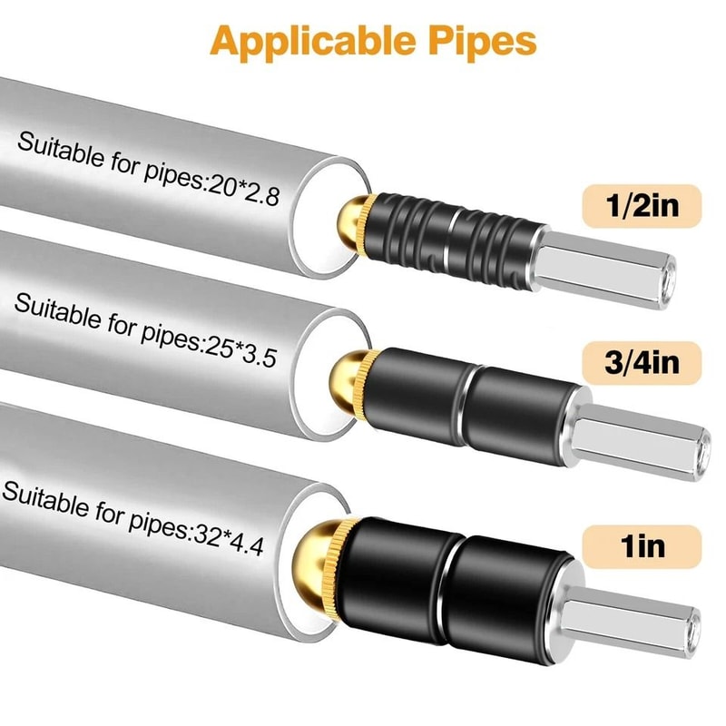 Universal HotMelt Water Stop Tool Kit Copper Pipe Water Stopper Quick Water Line Pipe Repairs 3