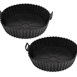 air fryer silicone liners, reusable non-stick mats for oven baking, heat resistant & food-safe
