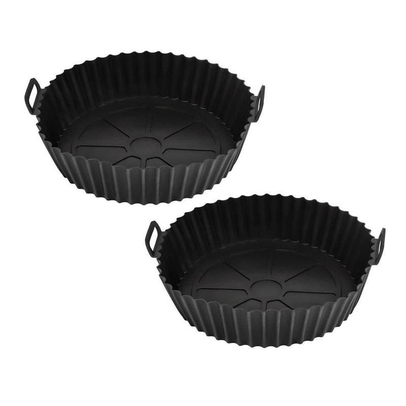 Air Fryer Silicone Liners Reusable NonStick Mats For Oven Baking Heat Resistant FoodSafe 0