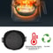 Air Fryer Silicone Liners Reusable NonStick Mats For Oven Baking Heat Resistant FoodSafe 4
