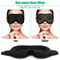 Blackout Sleep Mask Soft Silk Travel Eye Cover Memory Foam Padded Shade Adjustable For Relaxation 2