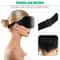 Blackout Sleep Mask Soft Silk Travel Eye Cover Memory Foam Padded Shade Adjustable For Relaxation 5