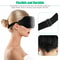 Blackout Sleep Mask Soft Silk Travel Eye Cover Memory Foam Padded Shade Adjustable For Relaxation 5