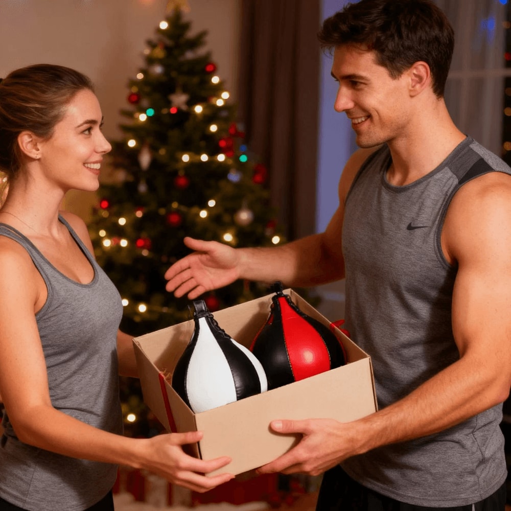 PU Leather Boxing Speed Ball HeavyDuty Hanging Punch Bag For Kickboxing MMA Reflex Training Gym Us 4