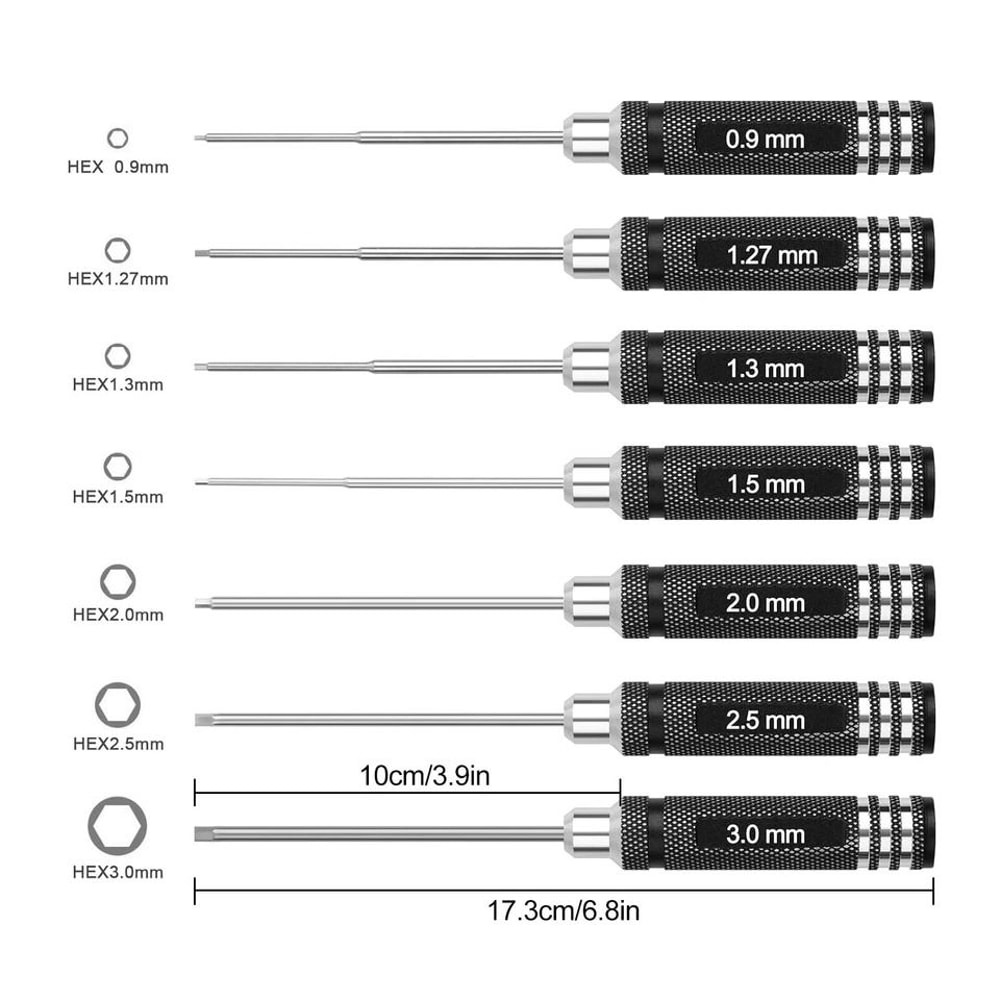RC Car Hex Screwdriver Allen Wrench Kit For Traxxas Helicopter 5