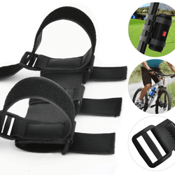 portable bicycle bluetooth speaker mount, universal adjustable strap, waterproof bike speaker holder for outdoor use