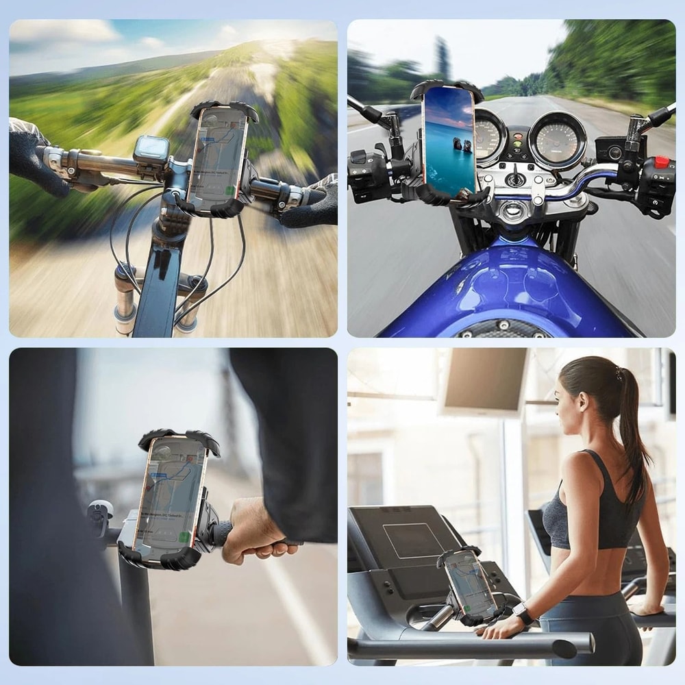 Universal Bike Handlebar Mount Holder For IPhone Samsung Motorcycle GPS Cell Phone Holder 1
