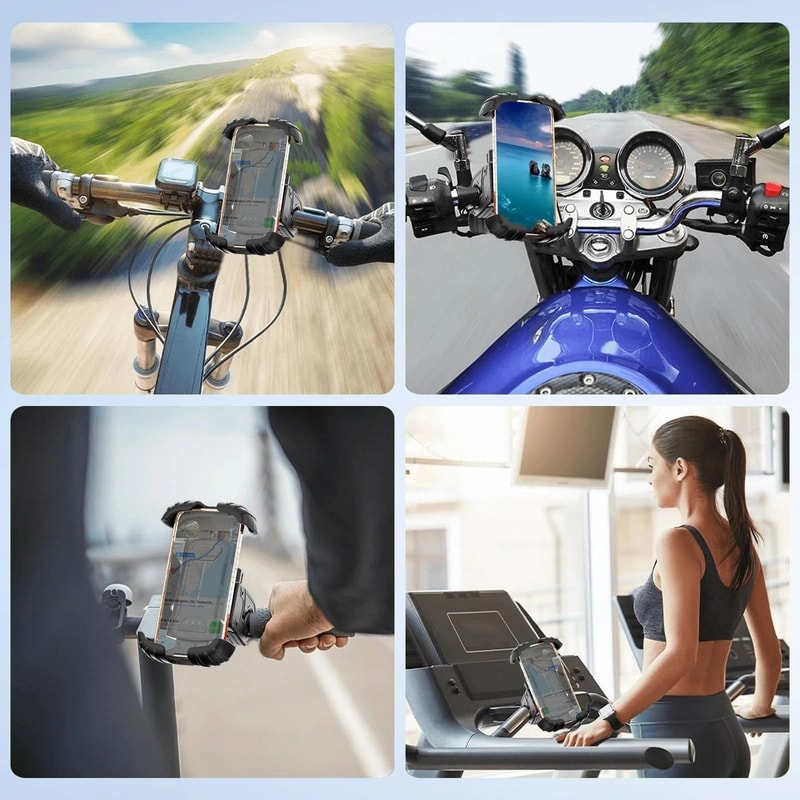 Universal Bike Handlebar Mount Holder For IPhone Samsung Motorcycle GPS Cell Phone Holder 1
