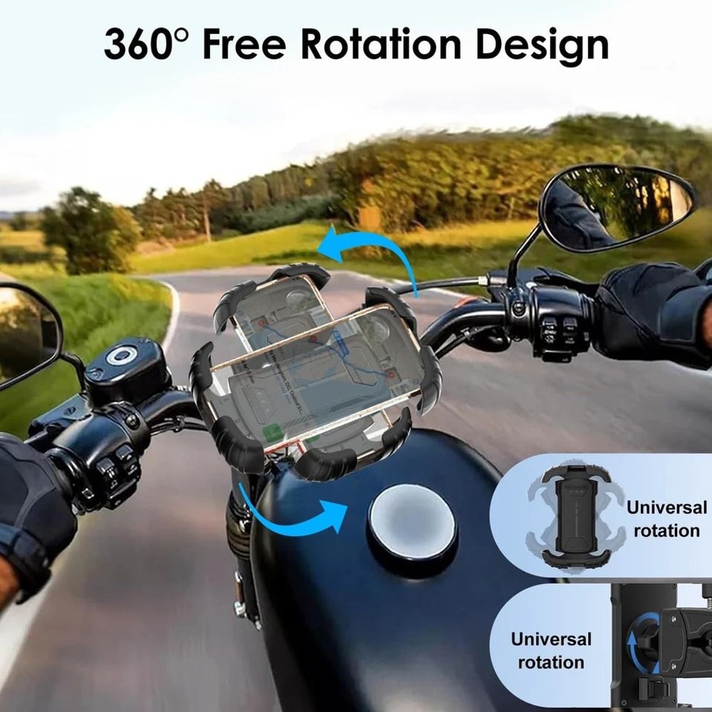 Universal Bike Handlebar Mount Holder For IPhone Samsung Motorcycle GPS Cell Phone Holder 5