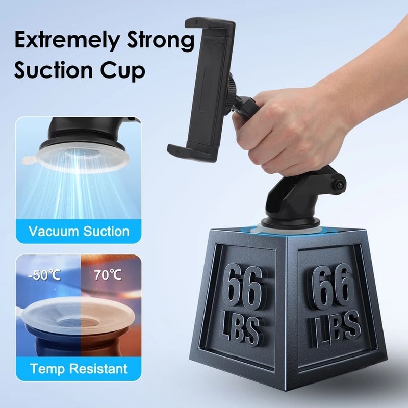 Universal Car Tablet Phone Mount Adjustable Windshield Dashboard Holder For IPhone IPad GPS 3