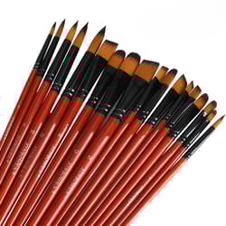 paint brushes set, art supplies for acrylic and oil painting, detailed watercolor brushes, taklon brush set for artists