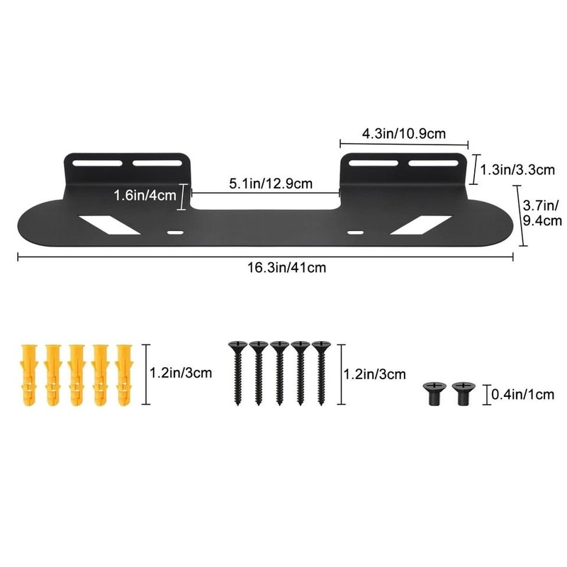 Soundbar Wall Mount For Sonos Beam Secure Steel Mounting Bracket Easy Installation Above Or Below T 2