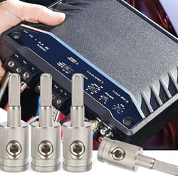 car audio power ground wire reducers for amp input, high conductivity and sound quality improvement