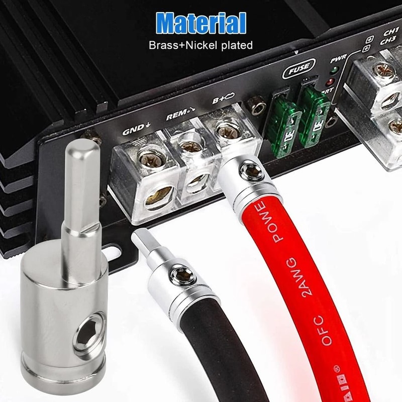 Car Audio Power Ground Wire Reducers For Amp Input High Conductivity And Sound Quality Improvement 5