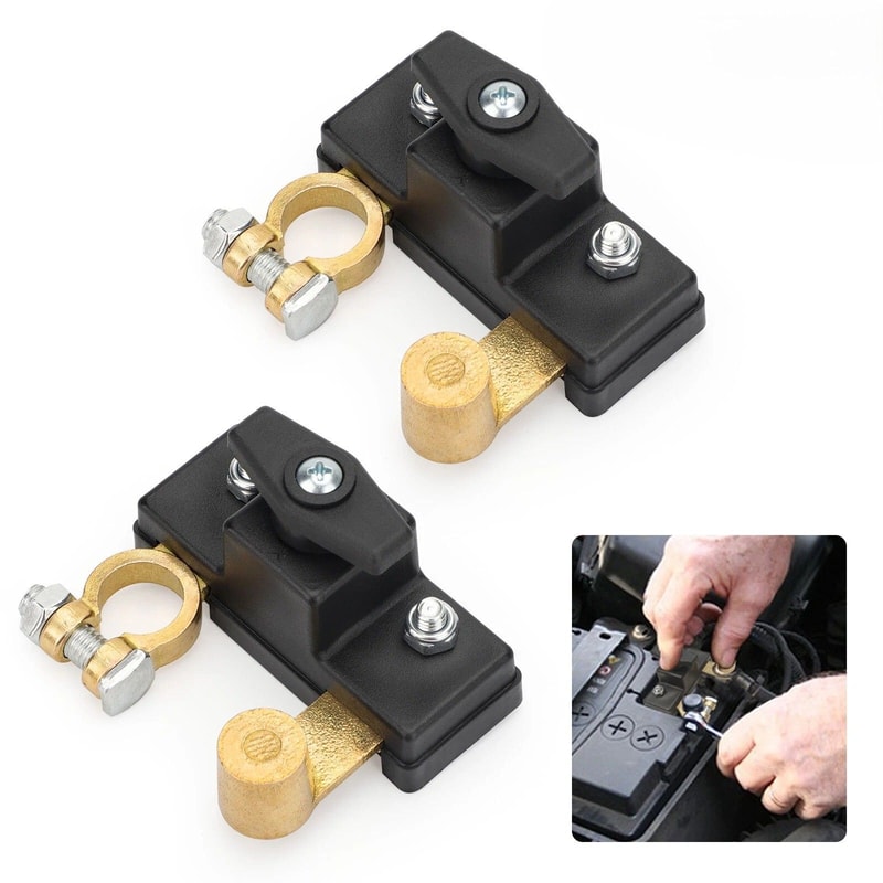 Battery Disconnect Switch Power Cut Off For Car RV Boat Trucks 0