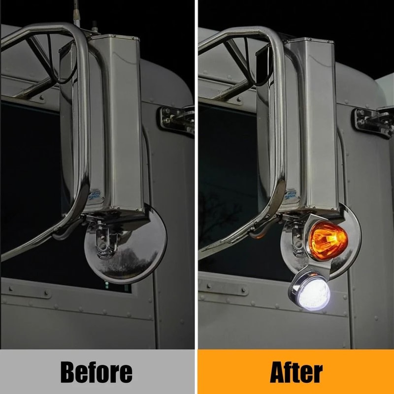 Stainless Steel Watermelon Light Bracket Set Turn Signal Mount Holder For Frame Adjustable Brackets 6