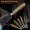 Brass Bore Cleaning Brushes 6x 14in Hex Shank Wire Brushes For Power Drill Rust Removal And Polishi
